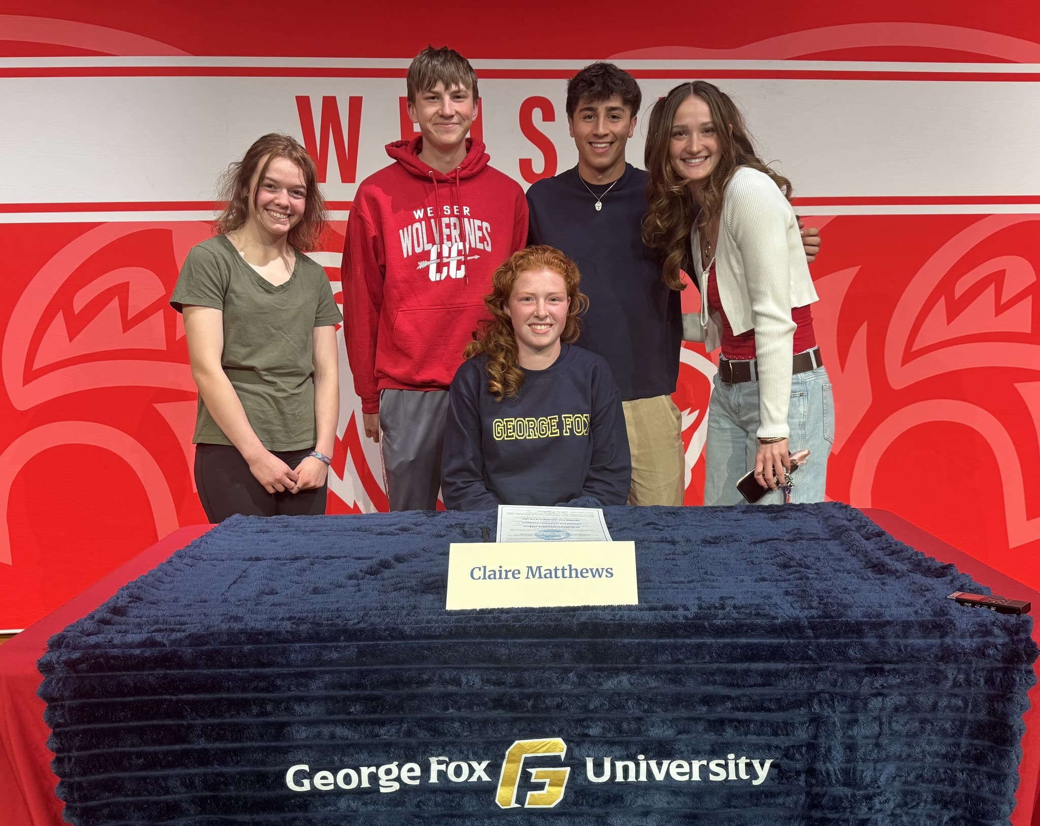 Weiser High School’s Claire Matthews Signs with George Fox University